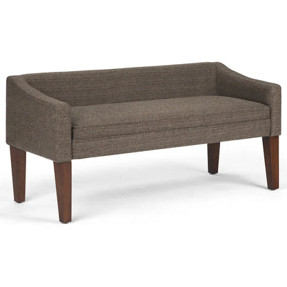 Banc rembourré contemporain WYNDENHALL Layla de 127 cm de large - 127 x 56 x 60 cm