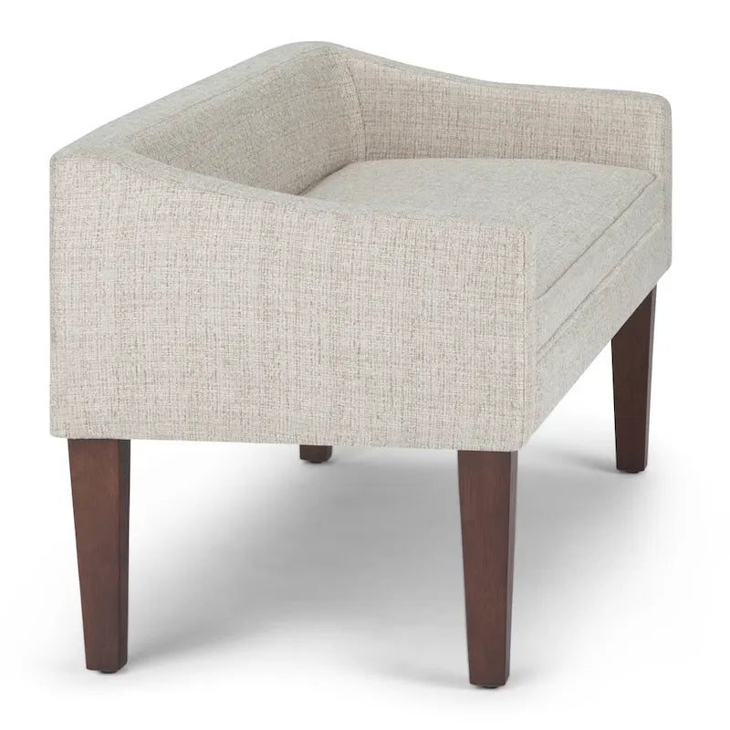 Banc rembourré contemporain WYNDENHALL Layla de 127 cm de large - 127 x 56 x 60 cm