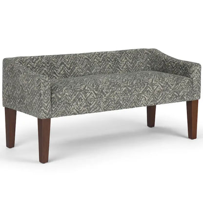 Banc rembourré contemporain WYNDENHALL Layla de 127 cm de large - 127 x 56 x 60 cm