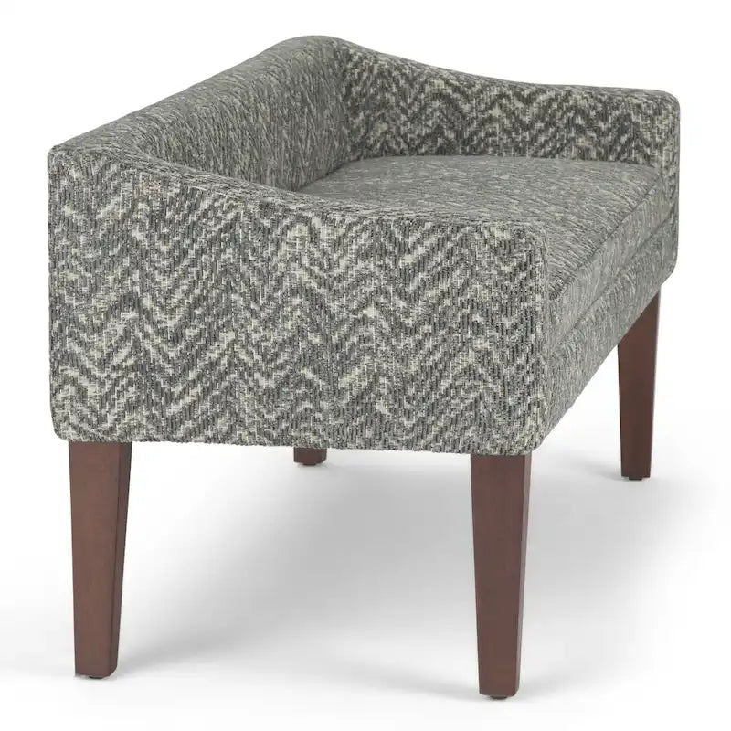 Banc rembourré contemporain WYNDENHALL Layla de 127 cm de large - 127 x 56 x 60 cm