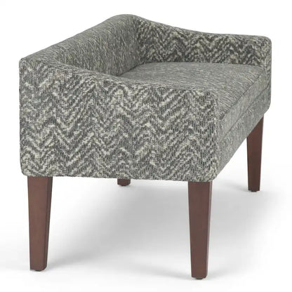 Banc rembourré contemporain WYNDENHALL Layla de 127 cm de large - 127 x 56 x 60 cm