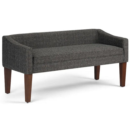 Banc rembourré contemporain WYNDENHALL Layla de 127 cm de large - 127 x 56 x 60 cm