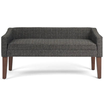 Banc rembourré contemporain WYNDENHALL Layla de 127 cm de large - 127 x 56 x 60 cm