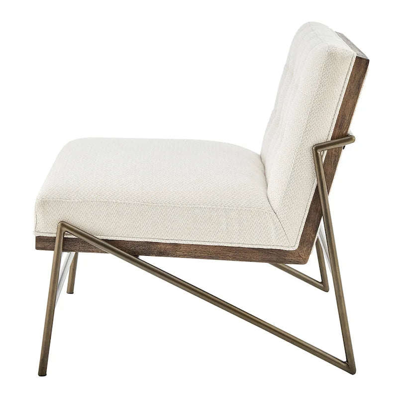 Fauteuil d'appoint en tissu Marlow.