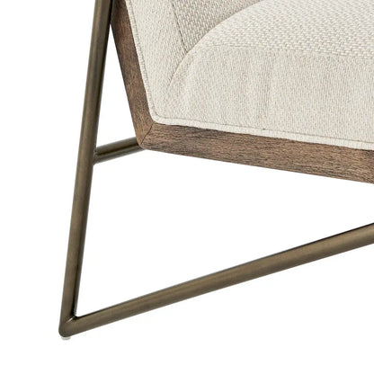 Fauteuil d'appoint en tissu Marlow.