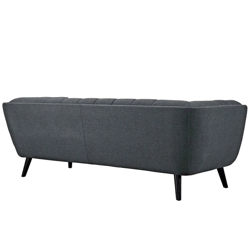 Ensemble canapé et fauteuil 2 pièces en tissu rembourré Bestow