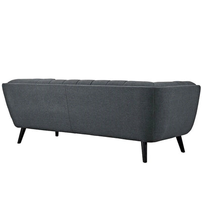 Ensemble canapé et fauteuil 2 pièces en tissu rembourré Bestow