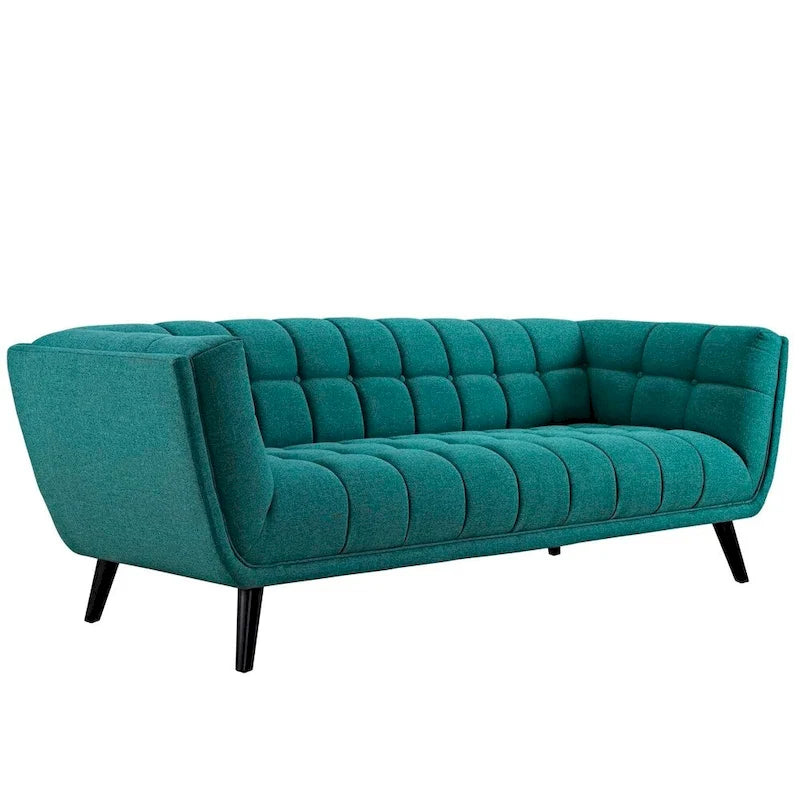 Ensemble canapé et fauteuil 2 pièces en tissu rembourré Bestow