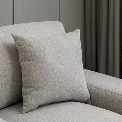 Canapé-lit méridienne surdimensionné de style moderne du milieu du siècle avec coussin