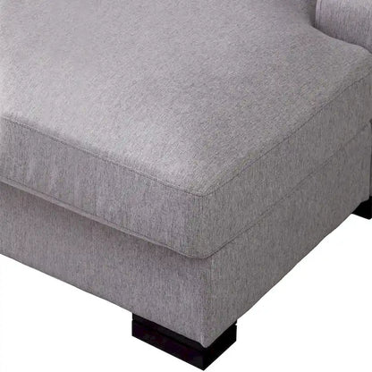 Canapé-lit méridienne surdimensionné de style moderne du milieu du siècle avec coussin