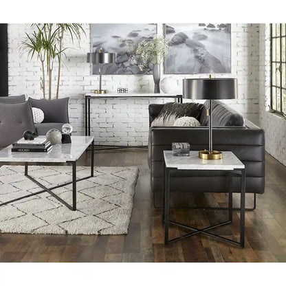 Table d'appoint Saxon en noir mat