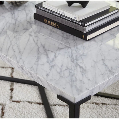 Table d'appoint Saxon en noir mat