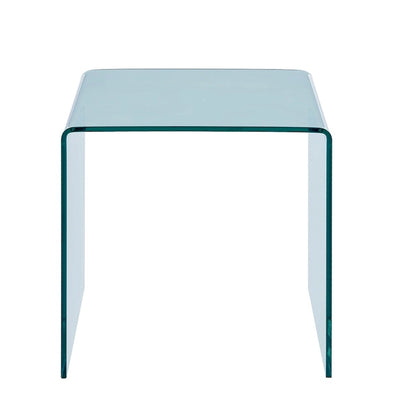 Console en verre, Console en verre trempé transparent