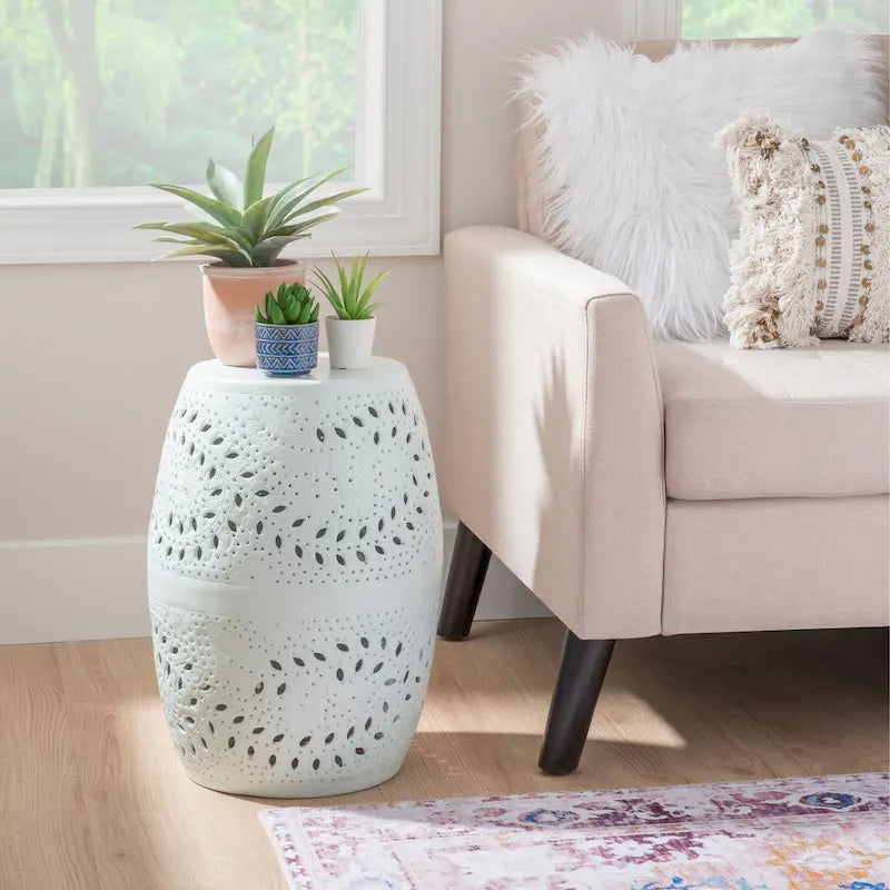 Table d'appoint Seanna en aluminium