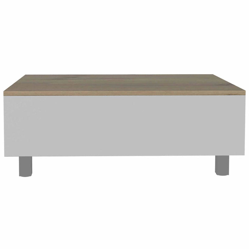 Table basse relevable Boston de FM Furniture avec compartiment de rangement dissimulé