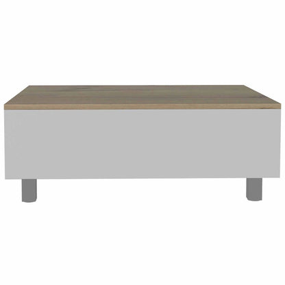 Table basse relevable Boston de FM Furniture avec compartiment de rangement dissimulé