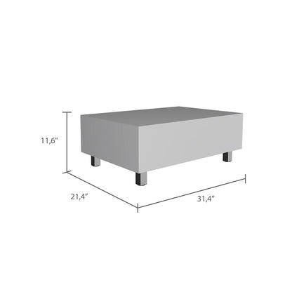 Table basse relevable Boston de FM Furniture avec compartiment de rangement dissimulé
