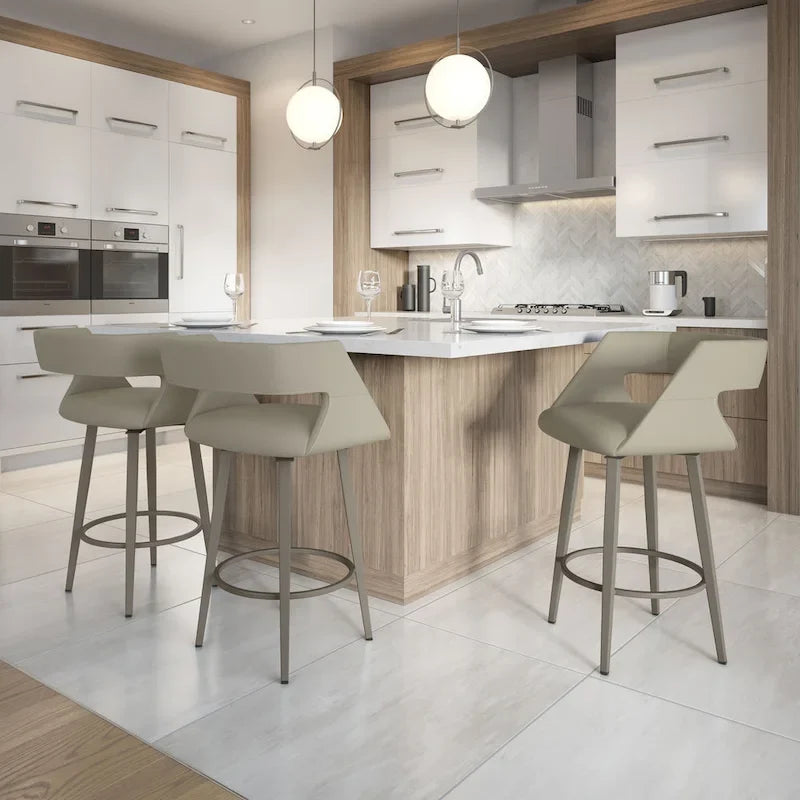Tabouret de bar pivotant Amisco Marvin