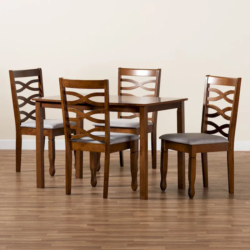 Ensemble de salle à manger 5 pièces Lanier, style moderne et contemporain