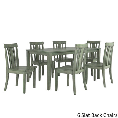 Ensemble de salle à manger rectangulaire Wilmington II 60 pouces, vert sauge antique, par iNSPIRE Q Classic