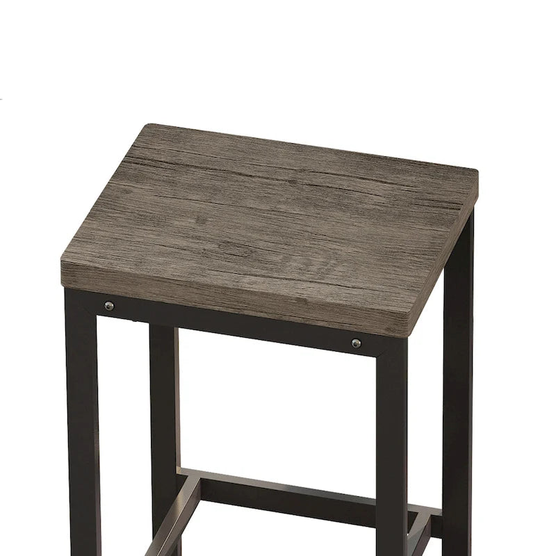 Ensemble table de bar avec 3 tabourets
