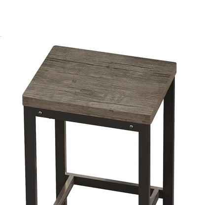 Ensemble table de bar avec 3 tabourets