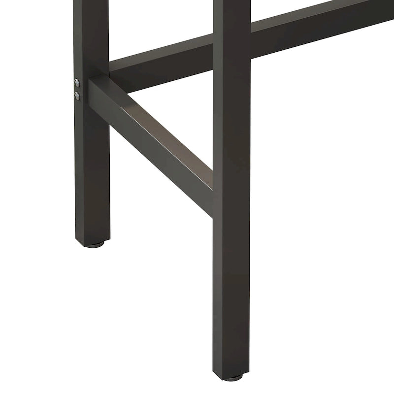 Ensemble table de bar avec 3 tabourets