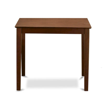 Ensemble de bar 3 pièces East West Furniture – une table à manger carrée et 2 chaises de cuisine, acajou (options de type de siège)