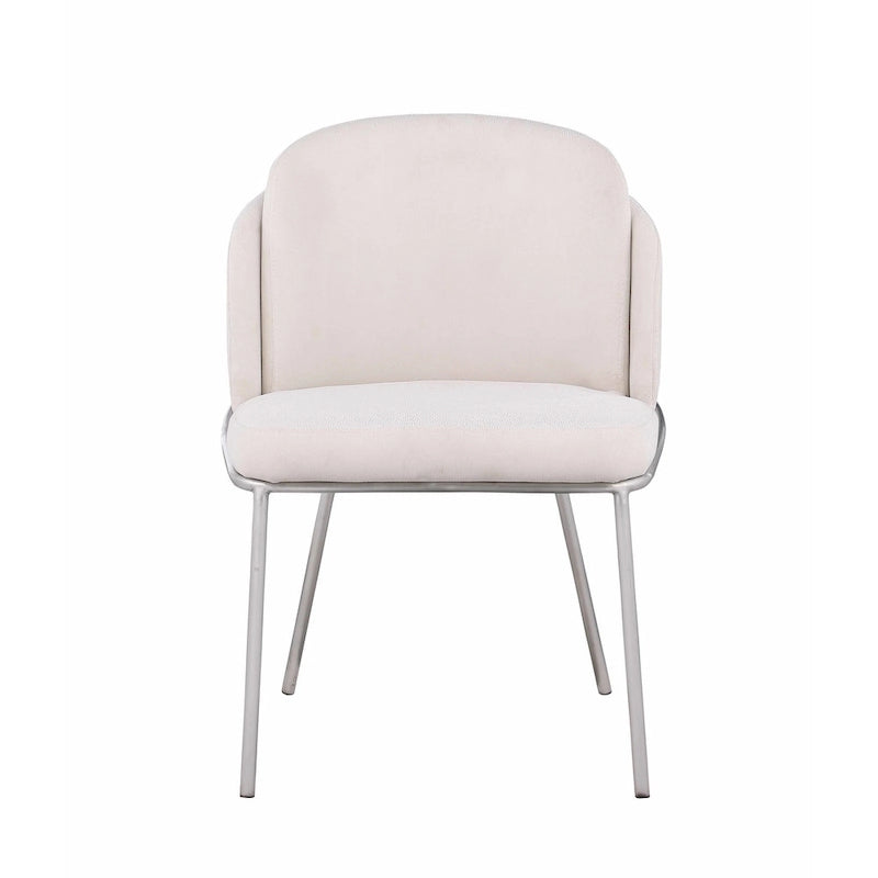 Chaise d'appoint Somette Lacey à dossier incurvé, lot de 2