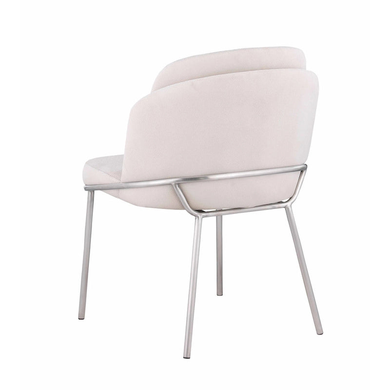Chaise d'appoint Somette Lacey à dossier incurvé, lot de 2