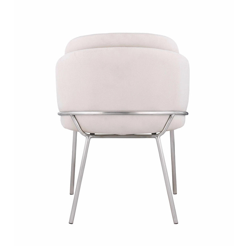 Chaise d'appoint Somette Lacey à dossier incurvé, lot de 2