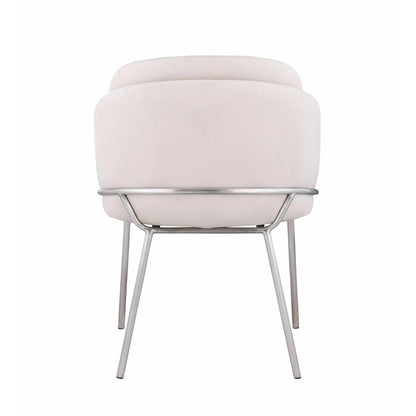 Chaise d'appoint Somette Lacey à dossier incurvé, lot de 2
