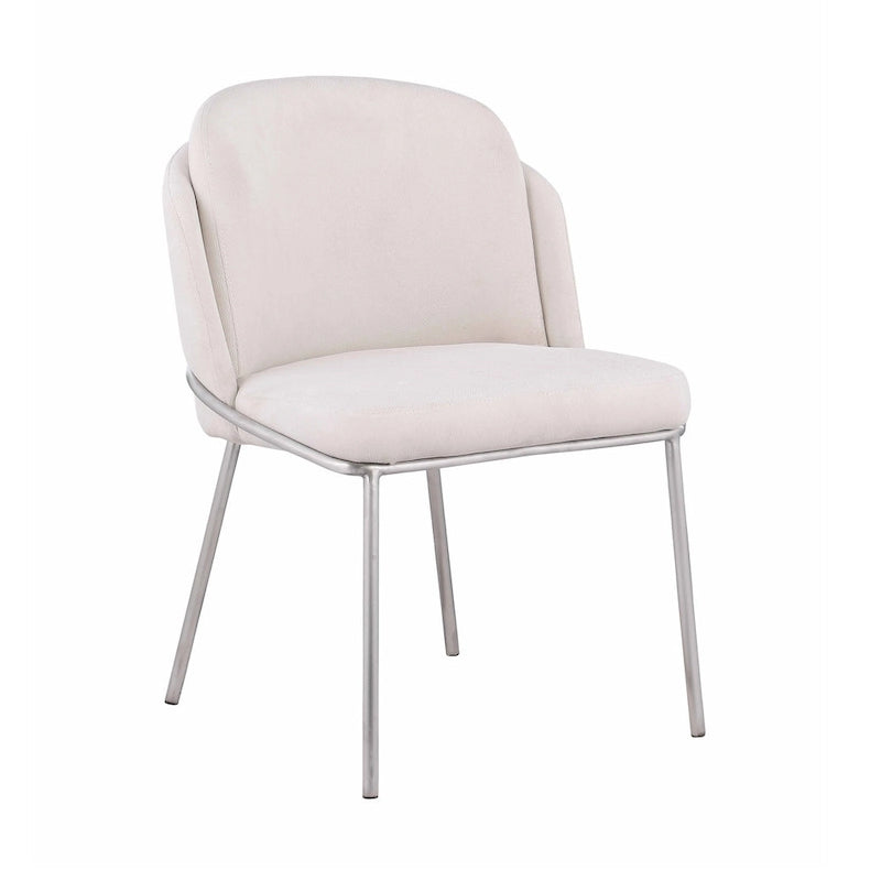 Chaise d'appoint Somette Lacey à dossier incurvé, lot de 2