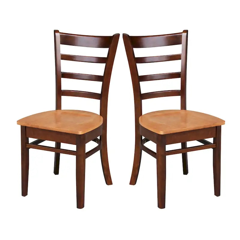 Ensemble de deux chaises d'appoint Emily d'International Concepts