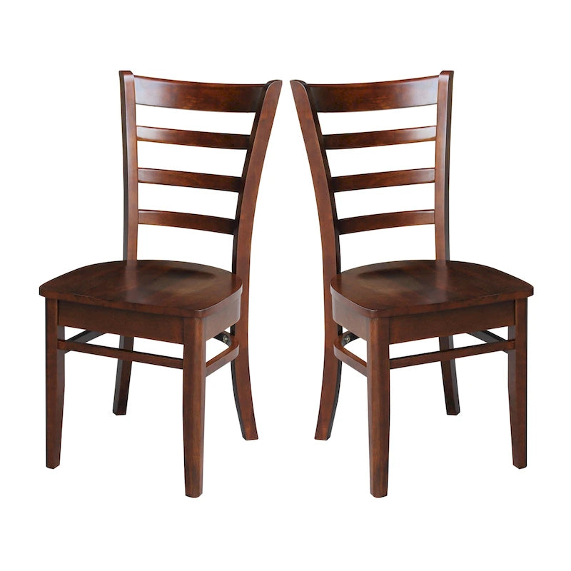 Ensemble de deux chaises d'appoint Emily d'International Concepts