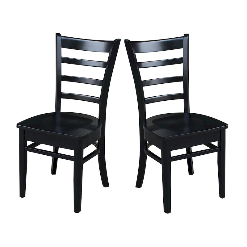Ensemble de deux chaises d'appoint Emily d'International Concepts