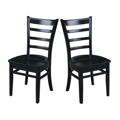 Ensemble de deux chaises d'appoint Emily d'International Concepts