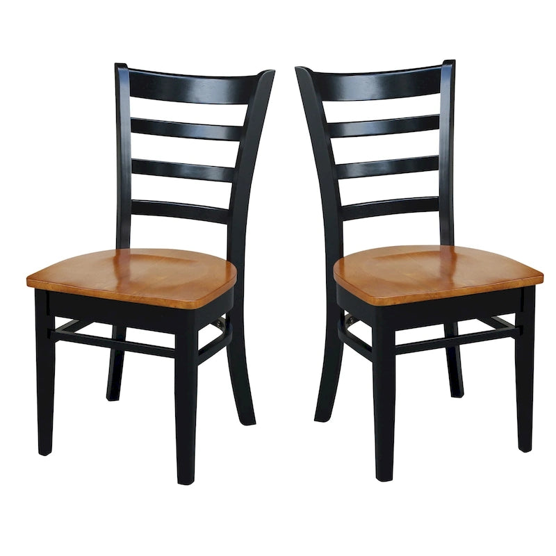 Ensemble de deux chaises d'appoint Emily d'International Concepts