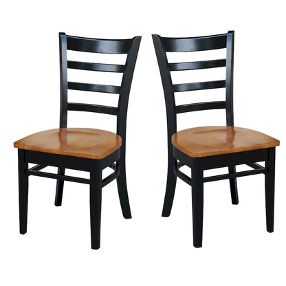 Ensemble de deux chaises d'appoint Emily d'International Concepts