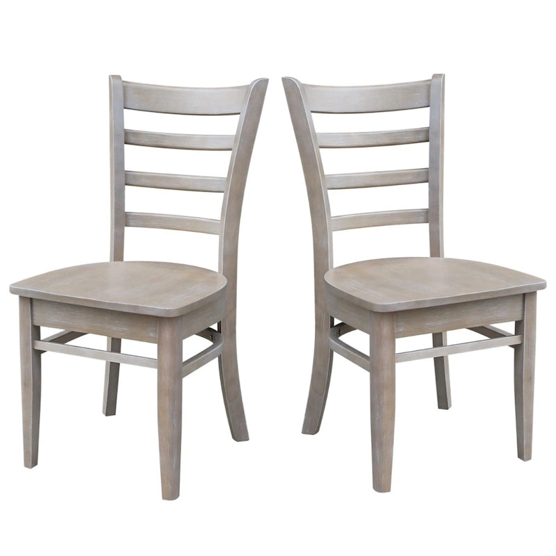 Ensemble de deux chaises d'appoint Emily d'International Concepts