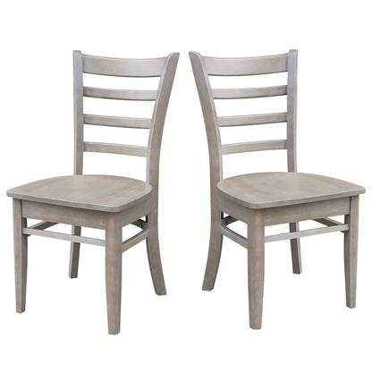 Ensemble de deux chaises d'appoint Emily d'International Concepts