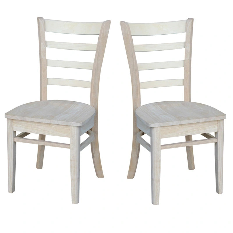 Ensemble de deux chaises d'appoint Emily d'International Concepts