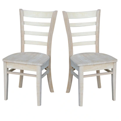 Ensemble de deux chaises d'appoint Emily d'International Concepts
