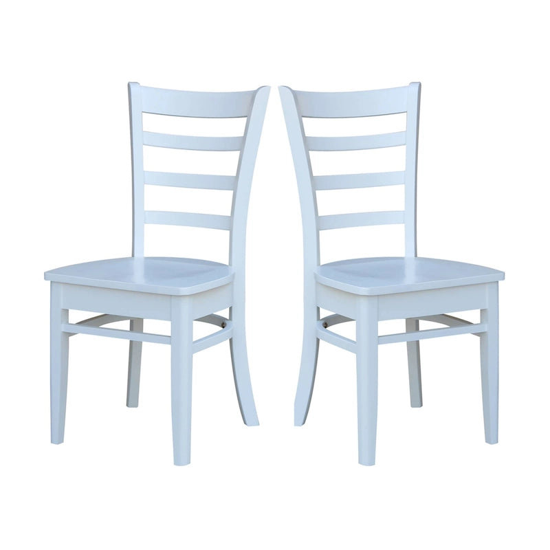 Ensemble de deux chaises d'appoint Emily d'International Concepts