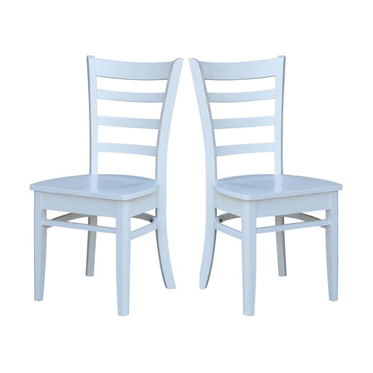 Ensemble de deux chaises d'appoint Emily d'International Concepts