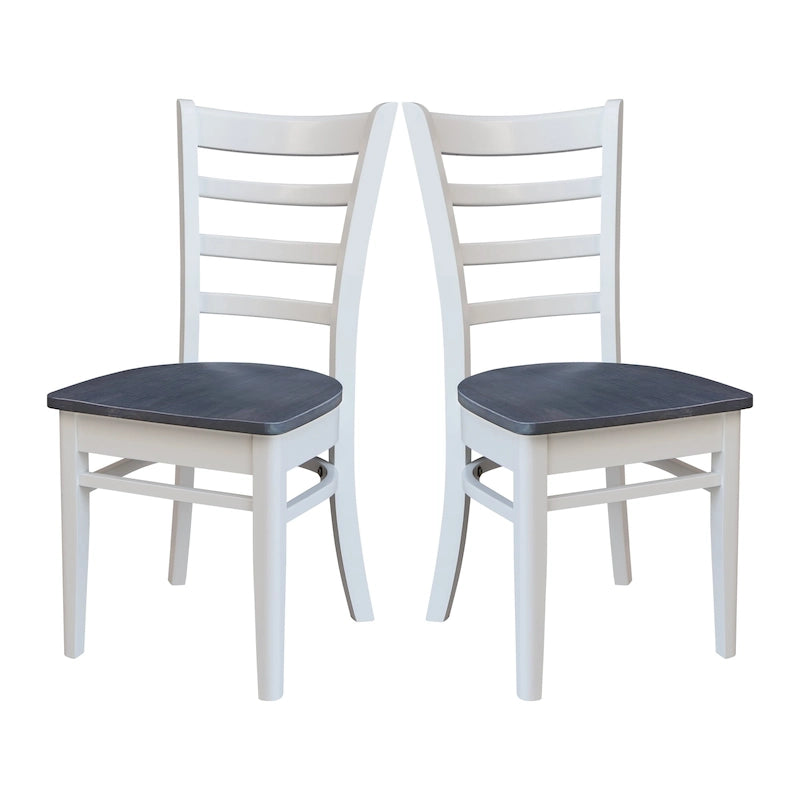 Ensemble de deux chaises d'appoint Emily d'International Concepts