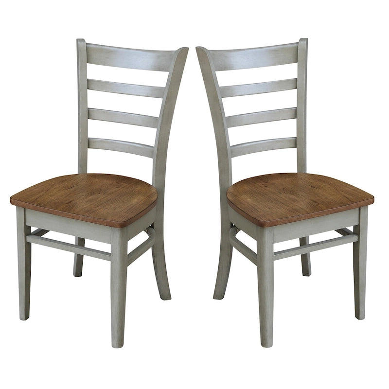 Ensemble de deux chaises d'appoint Emily d'International Concepts