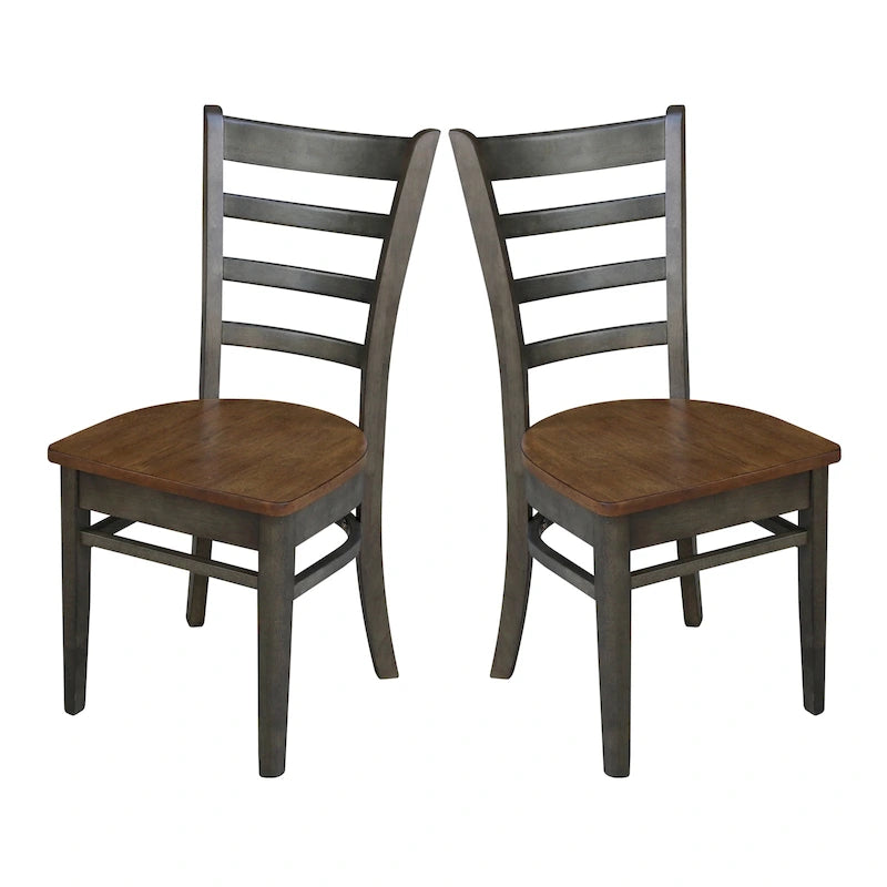 Ensemble de deux chaises d'appoint Emily d'International Concepts