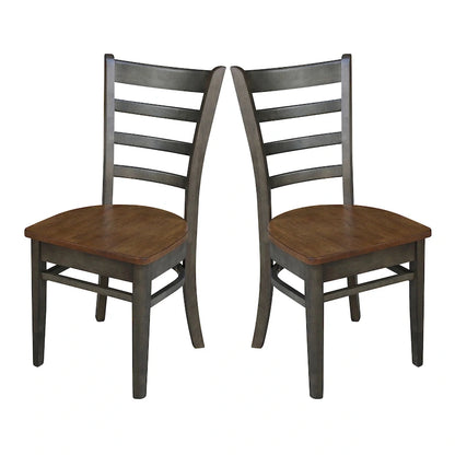 Ensemble de deux chaises d'appoint Emily d'International Concepts