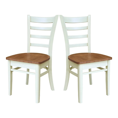 Ensemble de deux chaises d'appoint Emily d'International Concepts